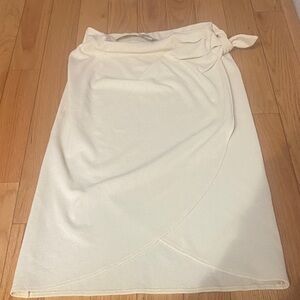 H&M Cream Asymmetrical Skirt